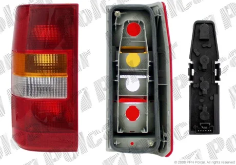 Фонарь задний | CITROËN JUMPY Polcar 2395881V