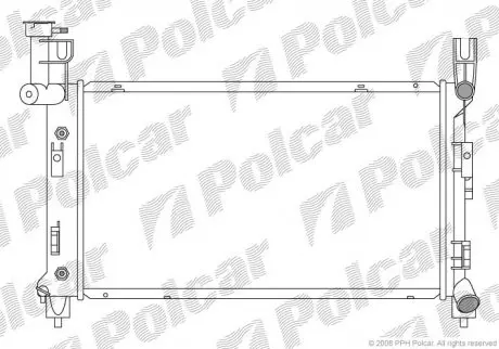 Радиатор охлаждения Polcar 2400084