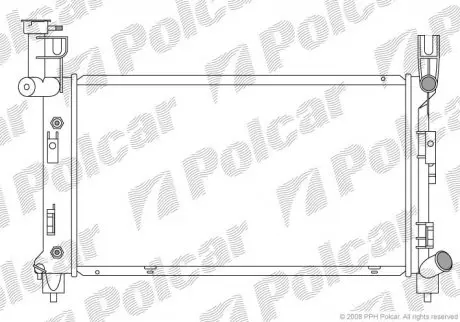 Радиатор охлаждения Polcar 2400085
