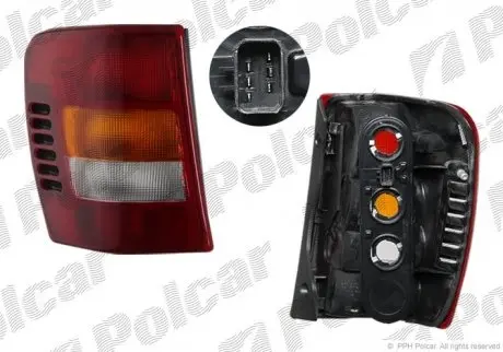 Ліхтар задній JEEP GR.CHEROKEE,99- Polcar 240687