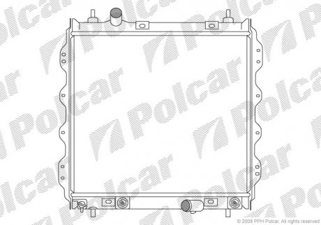 Радиатор охлаждения Polcar 2450081