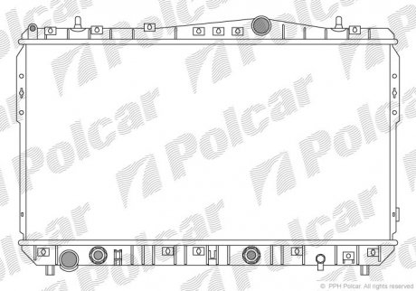 Радіатор охолодження Polcar 2505082 (фото 1)