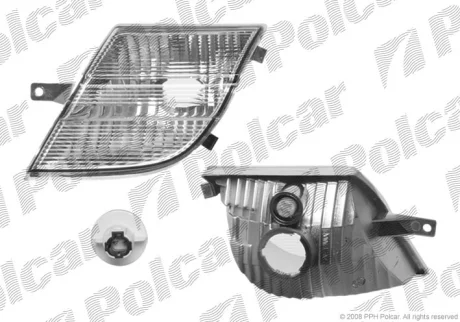 Указатель поворота передний | NISS. MICRA K12, 03- Polcar 2707194E
