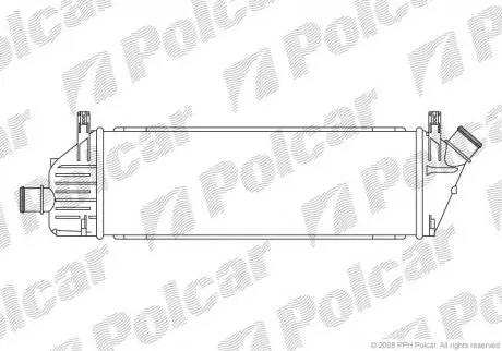 Радіатор повітря (інтеркулер) Polcar 2707J81X