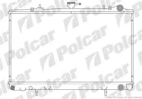 Радиатор охлаждения Polcar 2720082