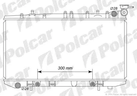Радіатори охолодження Polcar 2729086