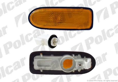 Указатель поворота боковой | NISS. SUNNY N14, 91- Polcar 2729205E