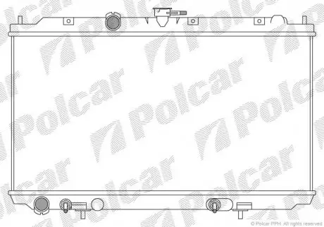 Радиатор охлаждения Polcar 2734081