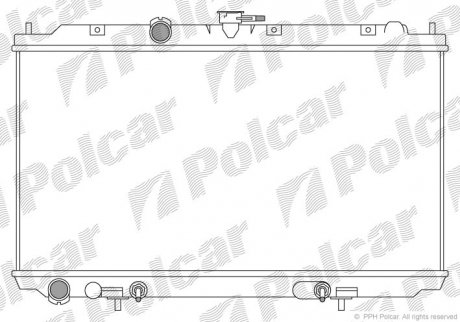 Радіатор охолодження Polcar 2734082
