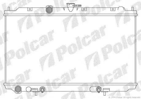 Радиатор охлаждения Polcar 2734082