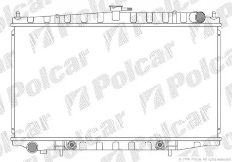 Радиатор охлаждения Polcar 2742081