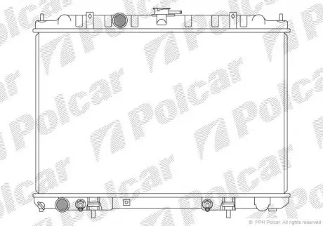 Радиатор охлаждения Polcar 2746081