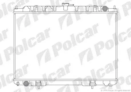 Радиатор охлаждения Polcar 2746085