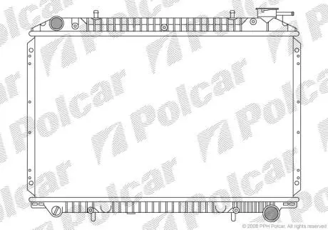 Радіатори охолодження SERENA 92- /HISZP Polcar 2750087