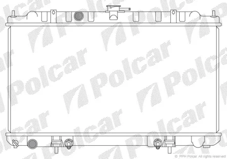 Радиаторы охлаждения | SENTRA (B15), 00-06 Polcar 2755087