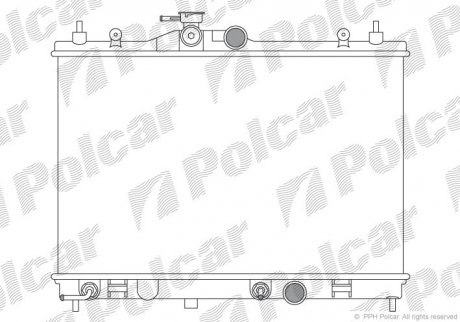 Радіатор охолодження Polcar 2758081