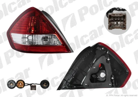 Фонарь задний | TIIDA, 07- Polcar 2758881E