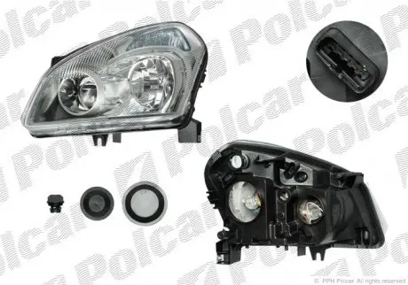 Фара передняя правая Polcar 275910-E