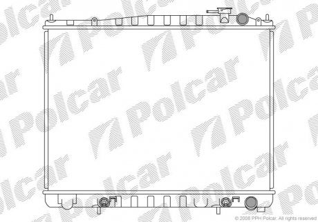 Радиатор охлаждения Polcar 2769083