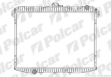 Радиатор охлаждения Polcar 2770082