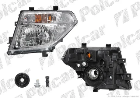 Фара основная | NAVARA/PATHFIND.,04- Polcar 278210E