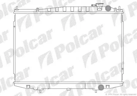Радиатор охлаждения Polcar 2796081