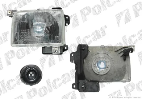 Фара основна | NISSAN PICKUP, 98- Polcar 279610E