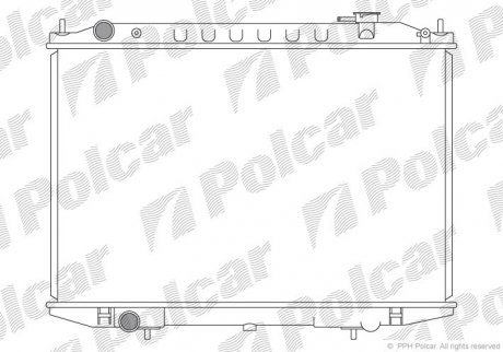 Радіатор охолодження Polcar 2797081