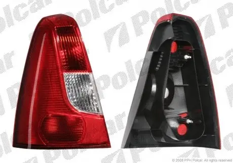 Ліхтар задній | DACIA LOGAN, -09 Polcar 2800884E