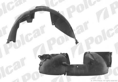 Подкрылок передний правый Polcar 2800FP1x