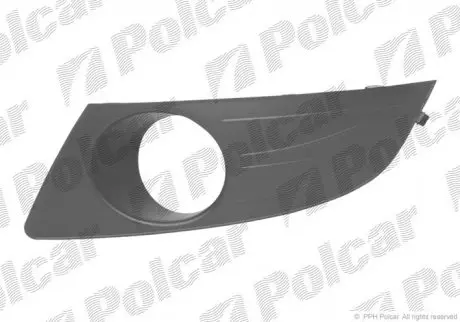 Рамка фари протитуманної правий | LOGAN, 01.09- Polcar 2801272