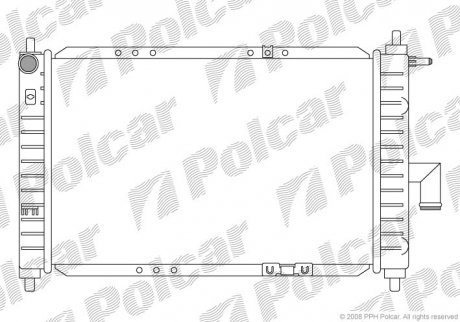 Радиатор охлаждения Polcar 2902083