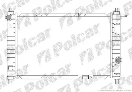 Радіатор охолодження Polcar 290208