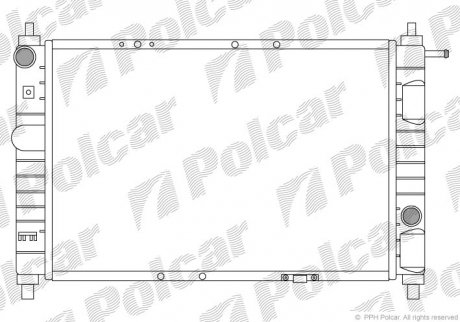 Радиатор охлаждения Polcar 290208A