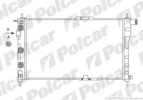 Радиатор охлаждения Polcar 291008A2