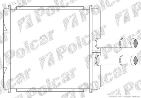 Радіатори обігріву NUBIRA II 99-03 Polcar 2912N81 (фото 1)