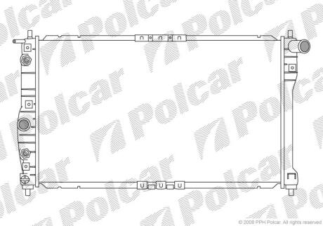 Радіатори охолодження Polcar 2923082