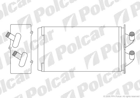 Радіатор обігріву Polcar 3001N81