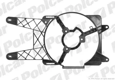 Кожух вентилятора FIAT SEICENTO Polcar 3002231