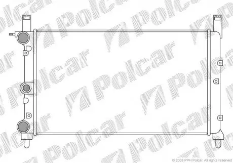 Радиатор охлаждения Polcar 3016081