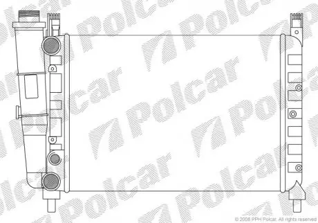 Радиатор охлаждения Polcar 3016087