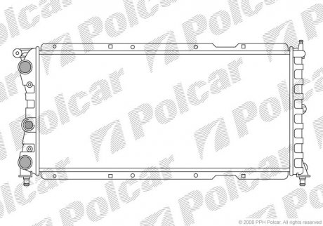 Радиатор охлаждения Polcar 301708A5 (фото 1)