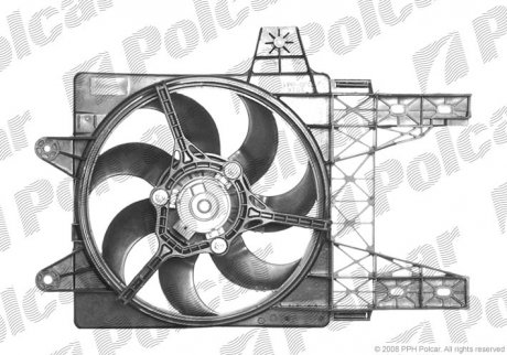 Вентилятор радиатора Polcar 301723W1