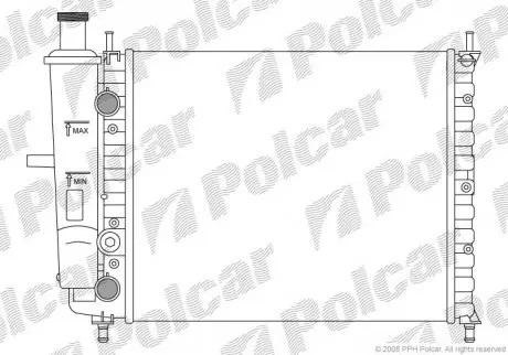 Радиатор охлаждения Polcar 3018085