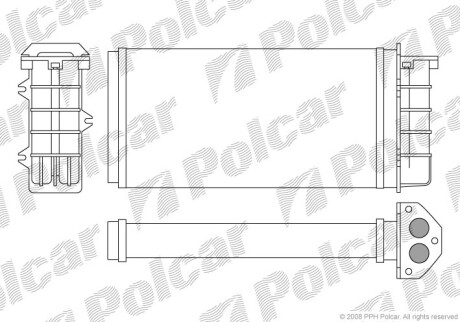 Радіатор обігріву Polcar 3018N81 (фото 1)