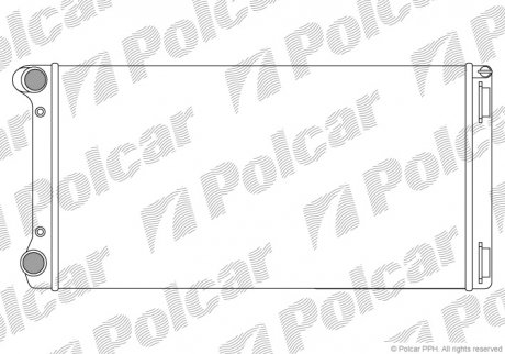 Радиатор двигателя Polcar 302208A2