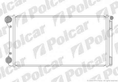 Радиатор двигателя Polcar 302208A4