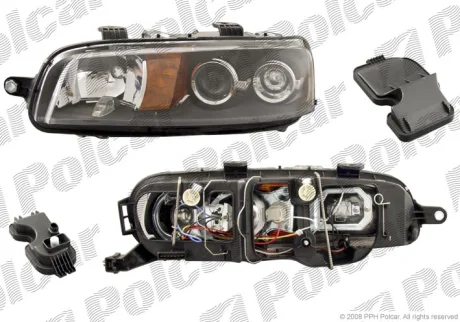 Фара основная | FIAT PUNTO II 10.99- Polcar 3022106E