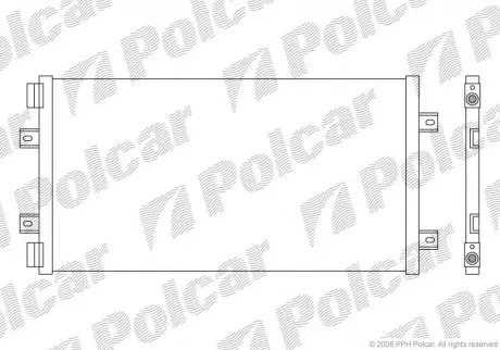 Радиатор кондиционера Polcar 3022K8C4