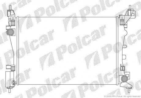 Радиатор охлаждения Polcar 3024083